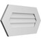 Ekena Millwork Half Round Surface Mount PVC Gable Vent w/ 3-1/2"W x 1"P Standard Frame, 28"W x 14"H GVPHR28X1401SN - alternate 4